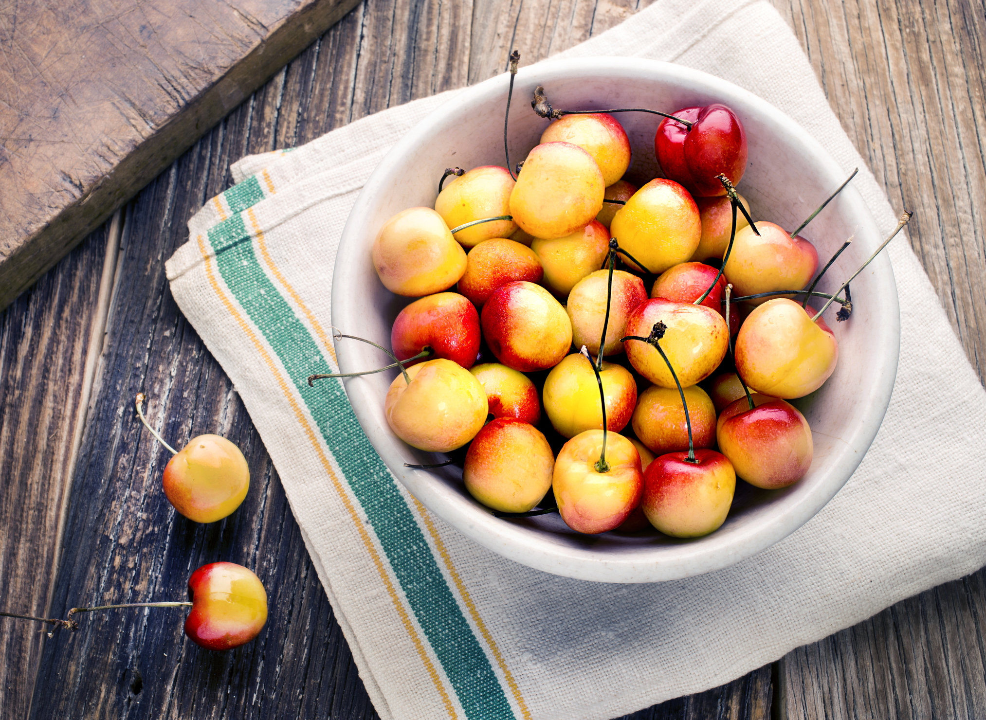 Cerezas amarillas: elegir una variedad con frutos de color ámbar