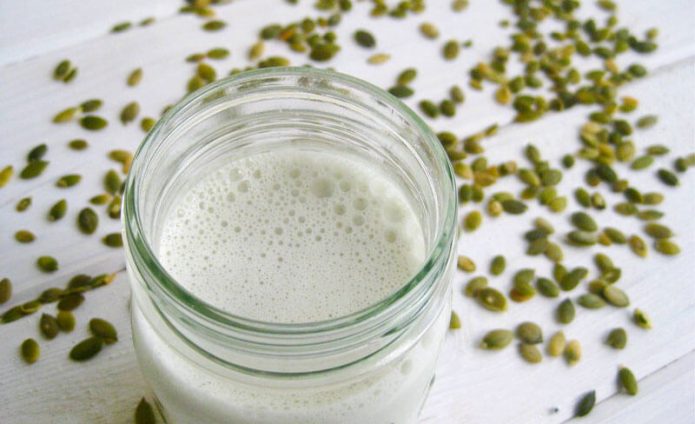 Pumpkin seed milk